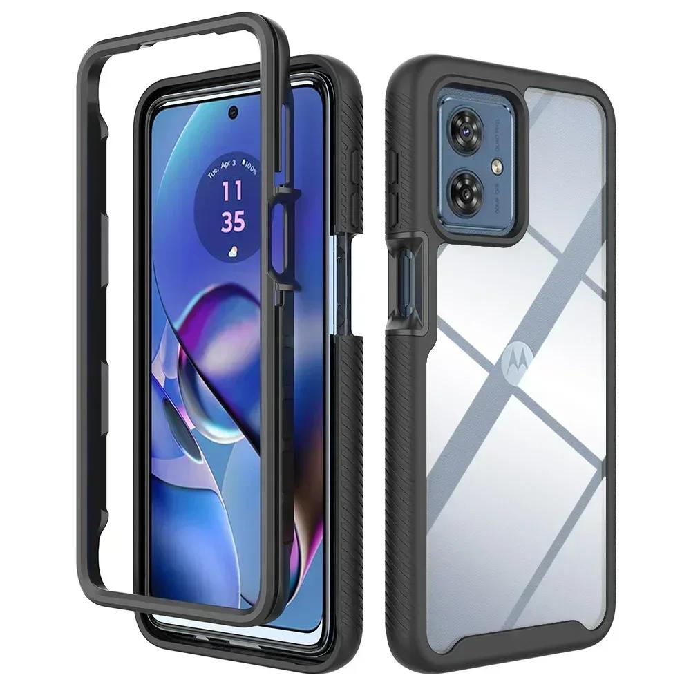 Per Motorola Moto G86 Power G56 G77 G87 G55 G35 G24 G54 Power 5G Custodia Trasparente Cover Posteriore Custodia Moto G84 Telefono G14 G 86 G04s funda