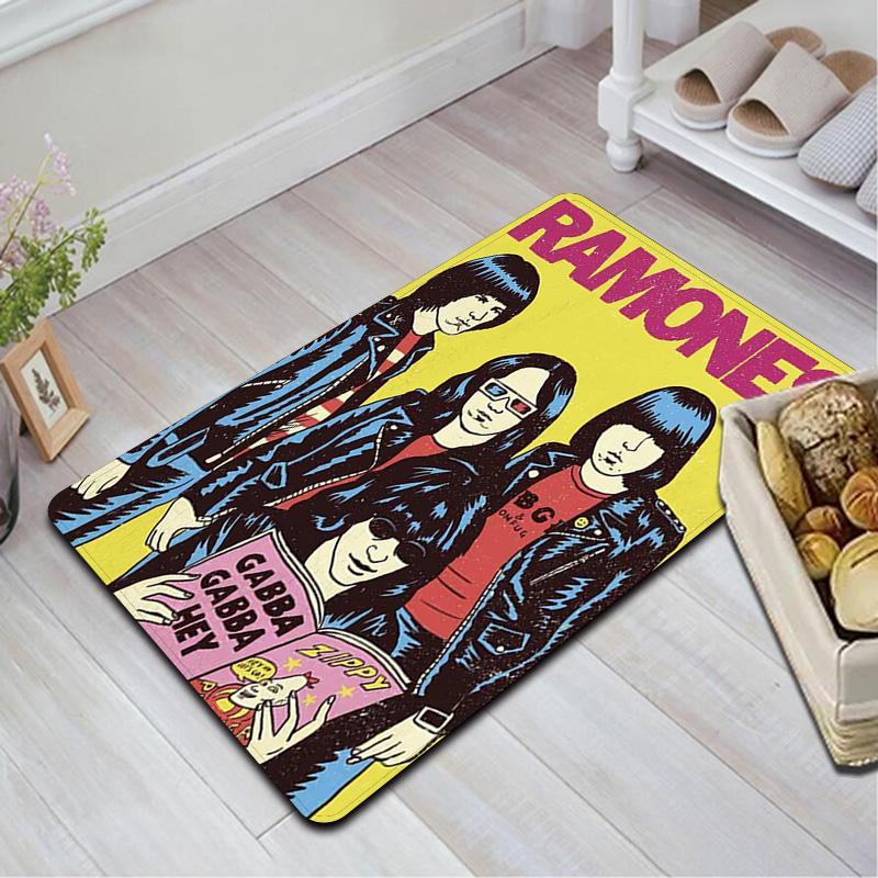 Ramones: Strange Talk Rug Floor Mat for Living Room or Bedroom Soft and Comfortable Carpet a Gift for Birthday and Holiday.ZFF0913076