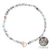 Healing Bohemian Gem Gravel Natural Semi-precious Stone Necklace Women's Fashion Necklace Jewelry Collares Para Mujer Female