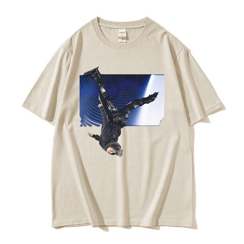 Ilia Malinin Quad Jump Vintage Graphic T Shirt Unisexs Casual Oversized Fashion Cotton Tshirts Y2k Unisex ONeck Clothing Tshirt