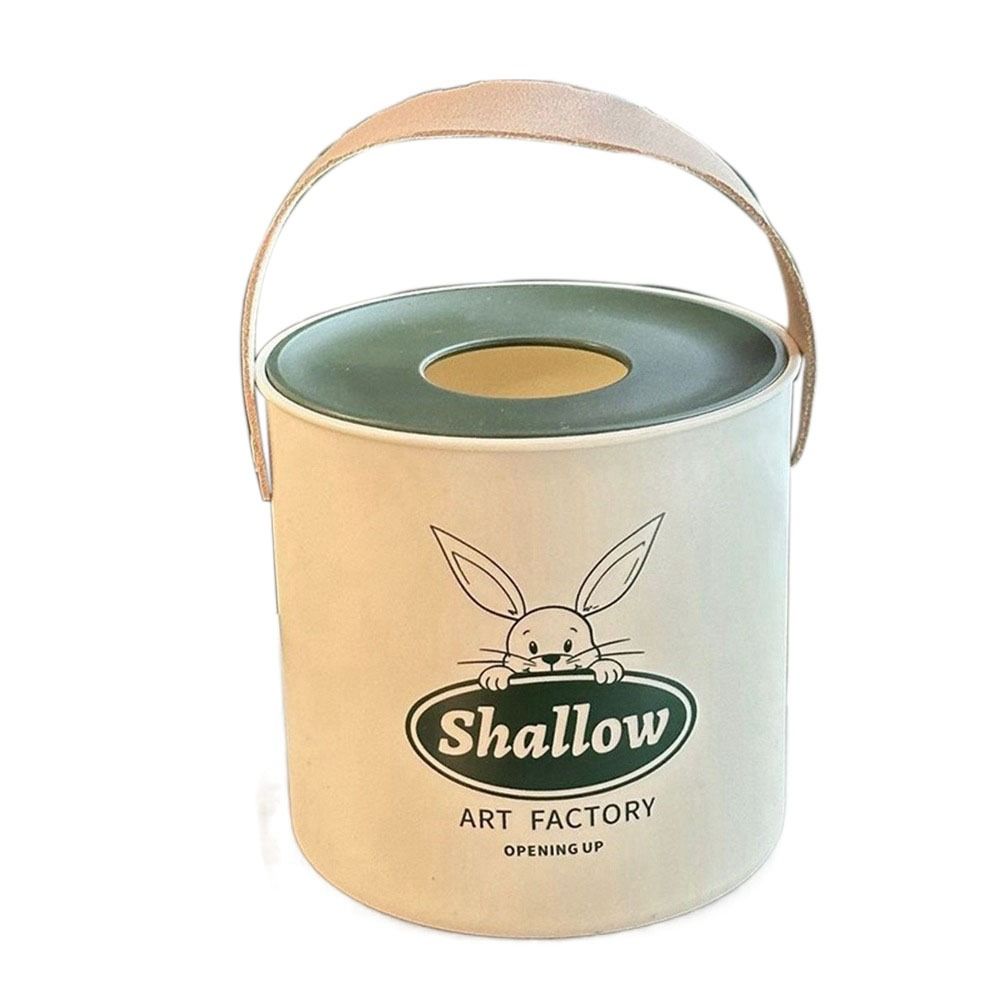 Dustproof Round Toilet Roll Paper Container Plastic Napkin Holder Creative Tissue Box Living Room