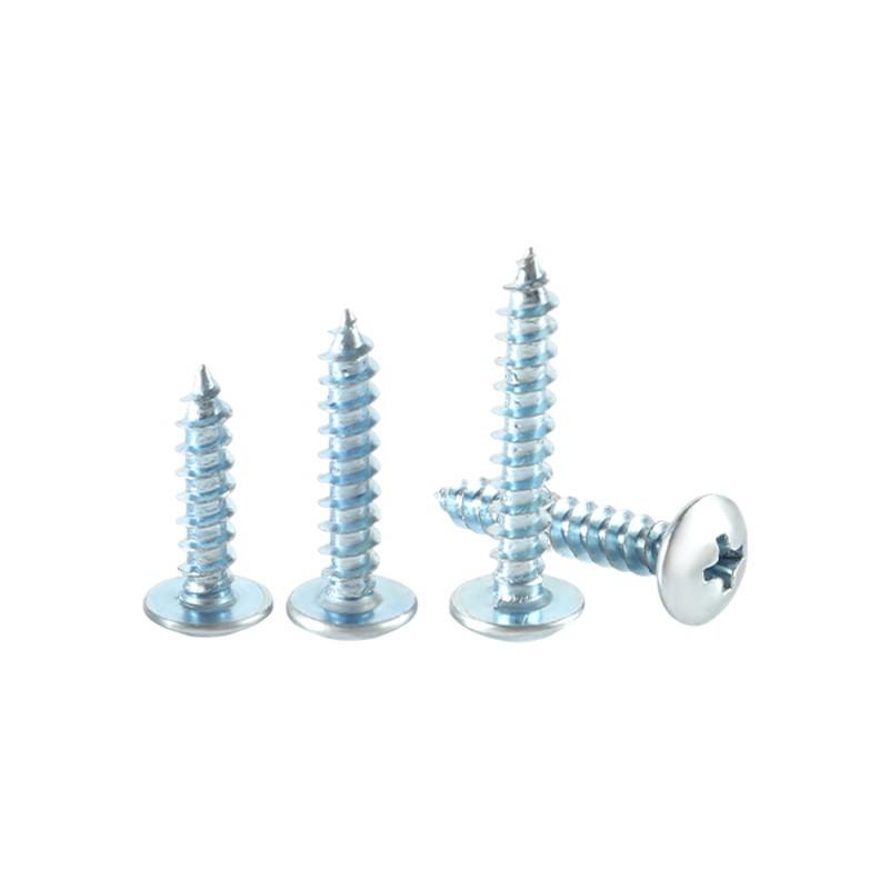 Blue Hardened Large Flat Head Self-Tapping Screws - Quenched and Countersunk 5x10 (1000 pcs)