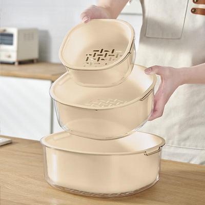 Wutuo Küche Multifunktionales Abtropfkorb-Set