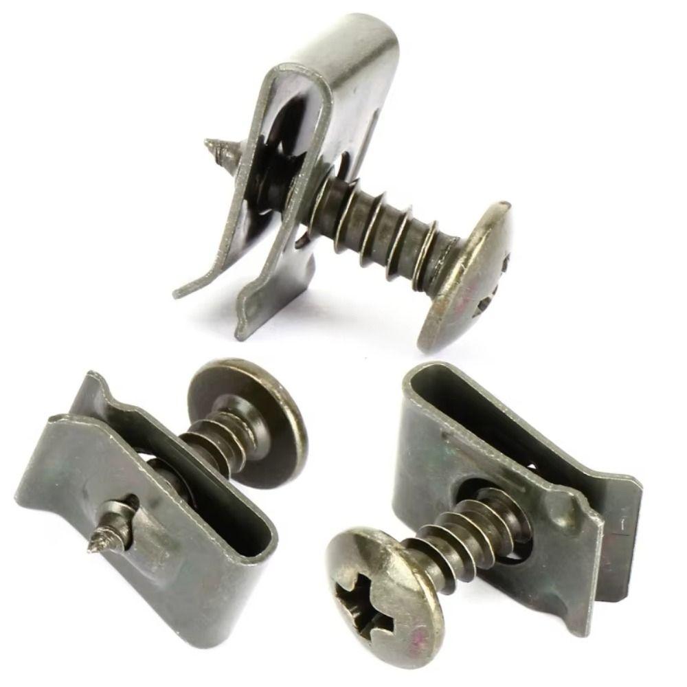 Self-Tapping Screws U-Type Clip Corrosion Resistant Trim Panel Fastener  Car Auto Parts