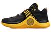 WOW 6 Basketball Shoes Men's Low Top Black/Yellow ABAM089-85