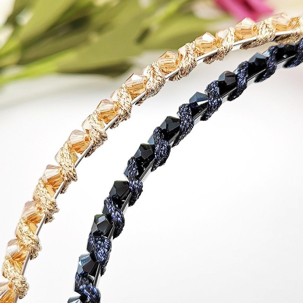 Rhinestone Headwear Crystal Hair Hoop Women Hairband Hair Holder  for Women Lady Girl