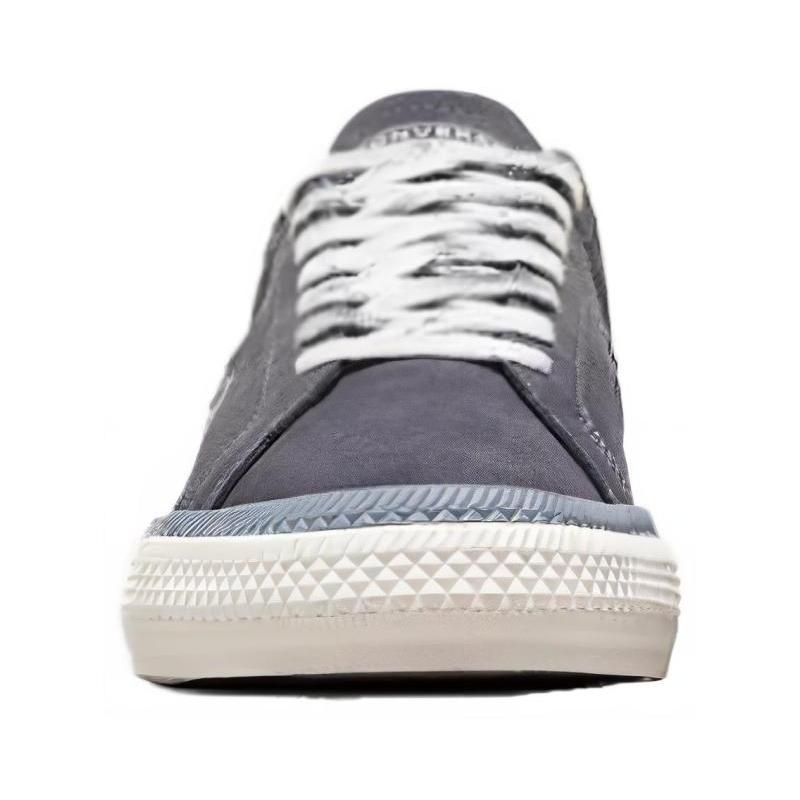 Converse One Star Pro Round-toe Lace-up Warm, non-slip and wear-resistant low-top board shoes Unisex Slate Grey