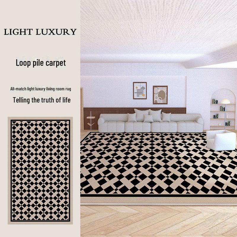 Odolný proti nečistotám, snadno udržovatelný protiskluzový smyčkový koberec do obývacího pokoje, ložnice nebo vchodu