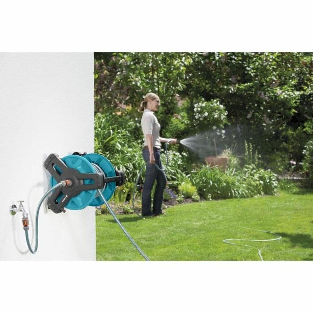 GARDENA Classic 50 Garden Hose Reel 20m 13mm Black/Green