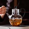 570ml High Borosilicate Glass Teapot Heat Resistance Tea Kettle Teaware Fruit Flower Tea Brewing Tea Set
