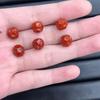 Natural Red Agate Imitation Lion and Fox Beads for DIY Bracelets