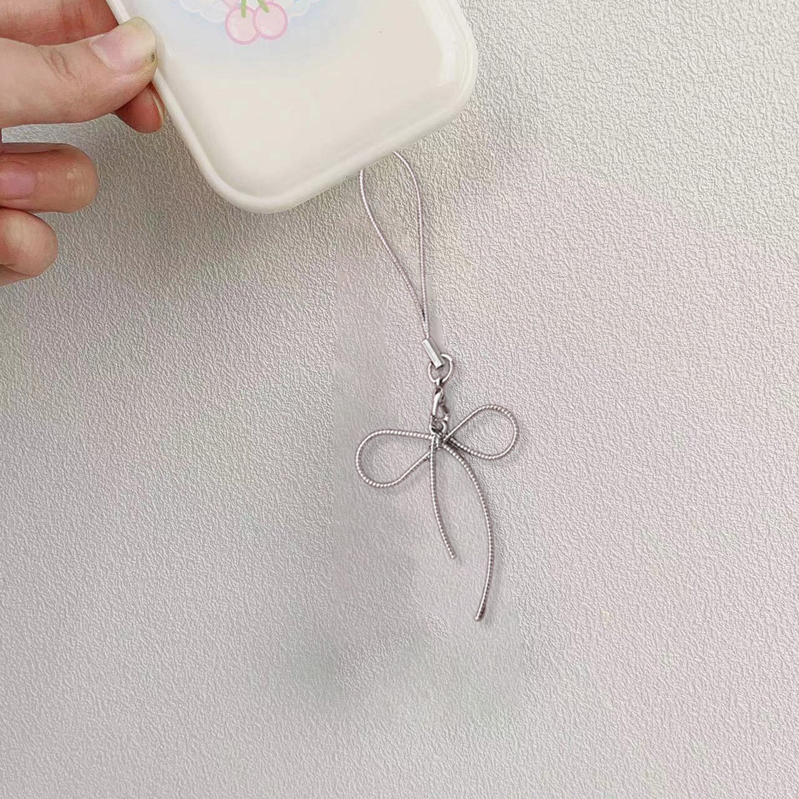 Модная цепочка для мобильного телефона с бантом — фото 3