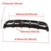 Universelle Carbonfaser Stoßstangenlippe Hinten Bounding Automobilspoiler Haifischflosse Hintere Stoßstangenführung Platte Sechs-Zahn-Spoiler Stoßstangen