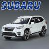 1/30 Subaru Forester SUV Alloy Muscle Car Model Sound and Light Pull Back Children's Toy Collectibles Birthday Gift