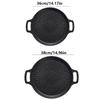 Non-Stick Korean Barbecue Pan Thick Roasting Grill Tray Portable BBQ Grill Pan  Kitchen Cookware