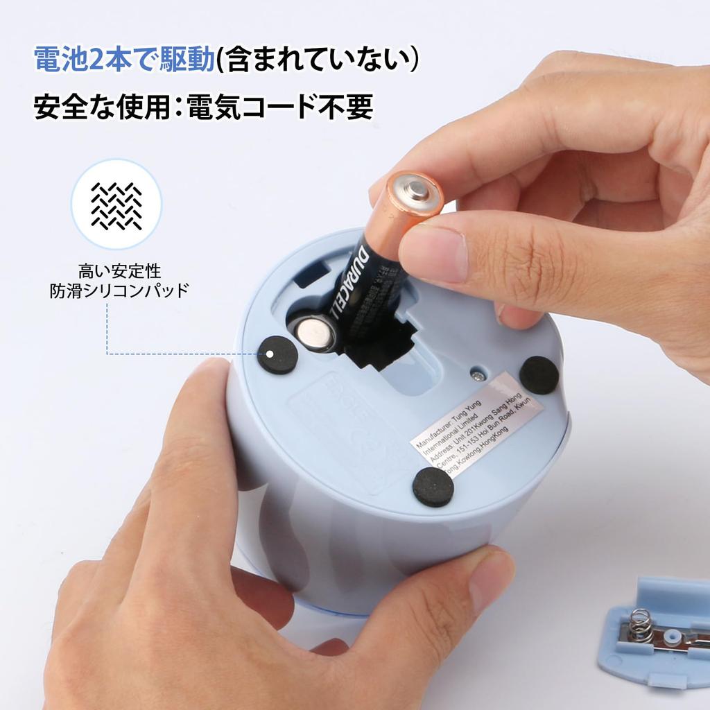 TYS Automatischer Elektrischer Bleistift Buntstift Batteriebetrieben Schulbedarf Spitzer, Spitzer, (Nicht enthalten), (blau)