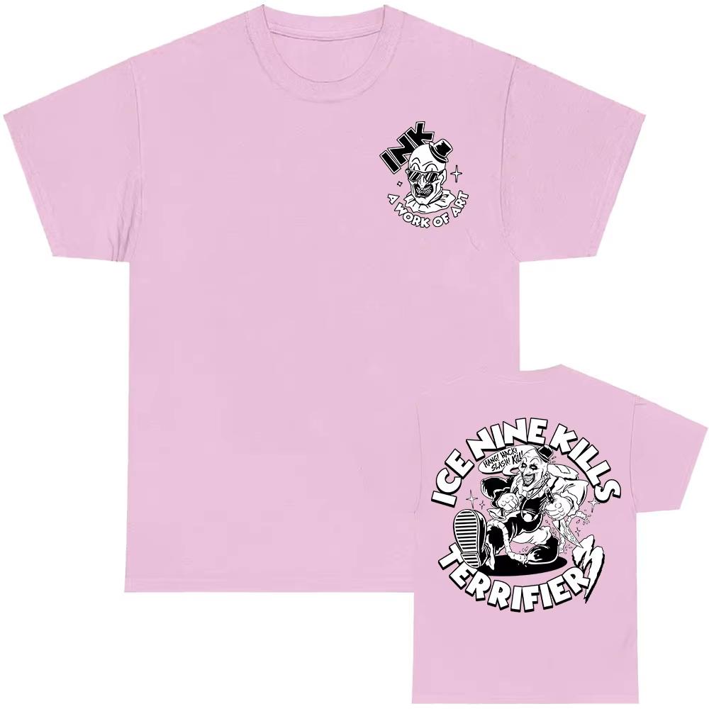 A Work of Art INK T-shirt Grunge Tshirts ShortSleeve O-neck Cotton T Shirt for Male Unisex Streetwear Graphic Tee