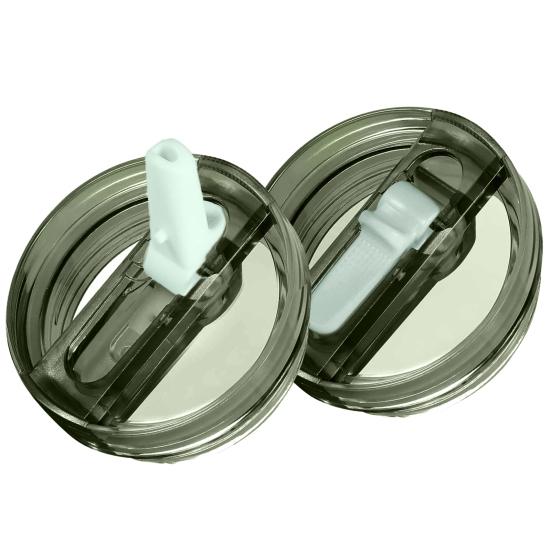 Flip Straw Lid for 40 Oz Tumbler Leak Proof Replacement BPA-Free Reusable Cup Lid for Water Juice Milk Tea