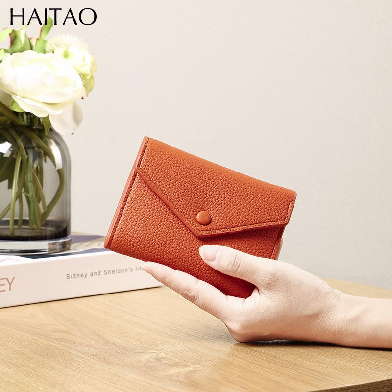 

Women s Tri-fold Foldable Wallet: Simple Style, Japanese & Korean Fashion, Envelope Coin Purse оранжевый