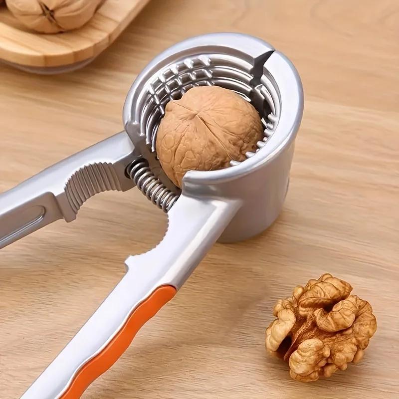 1pc Multi-Functional Nut & Dried Fruit Shell Opener, Efficiently Cracks Walnuts, Hazelnuts - Kitchen Tool for Baking & Snacking