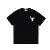 Summer Fashion Heavyweight Retro Men's English Letters 100% Cotton Printed Round Neck High-quality Casual Fitness Street T-shirt