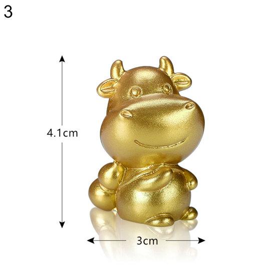 Kreslený kráva dobytek design auto domácí stůl zahrada sukulentní pryskyřice dekor ozdoba