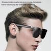 Intelligente Bluetooth-Brille mit hochklappbarem Magnetclip, Myopie-Gläsern und Anti-UV-Blaulichtschutz