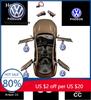 2026 Hot For VOLKSWAGEN VW 2PCS VW Hot Sale Accessories LED Car Door Logo Projector Lights for Volkswagen CC PHIDEON Arteon Cc  
