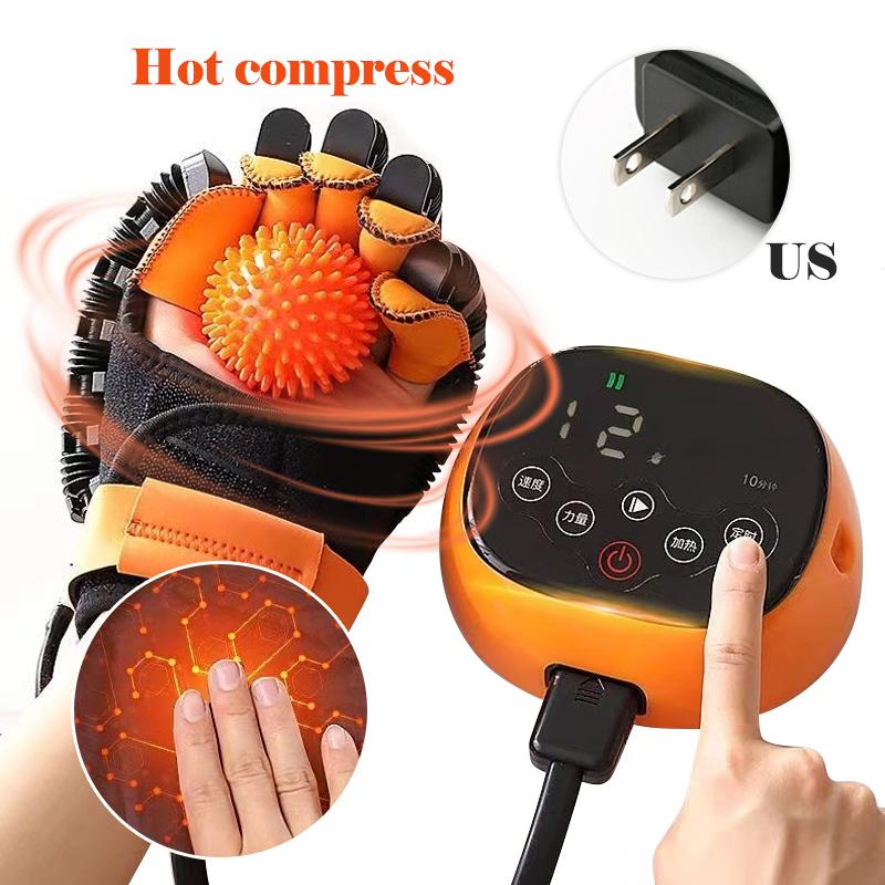 

Инсульт Гемиплегия Реабилитационный Робот Перчатки для Рук Пальцев Тренировка Массажные Перчатки Реабилитационное Устройство для Восстановления Функции Рук золотой