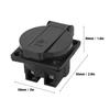 Industrial Waterproof Black German Style Socket for Generator 250V 16A