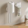 Punch-Free Wall-Mounted Toothbrush Holder & Cup Set