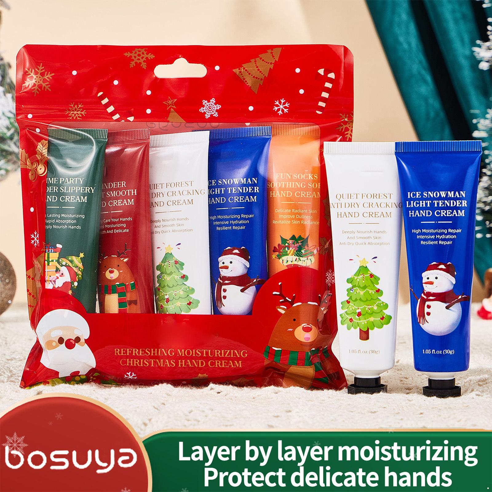 

Travel Size Hand Cream Gift Set of 5 | Winter Care for Dry Cracked Hands | Moisturizing and Nourishing Hand Lotion One Size червоний
