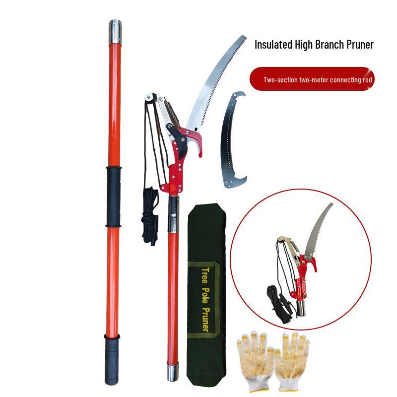 Telescopic Tree Pruner: High-Altitude Garden Shears and Saw for 3-7 Meter Branches
