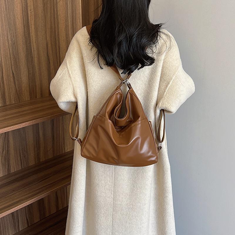 Summer retro large-capacity bag women's new popular versatile messenger bag fashionable shoulder tote bag