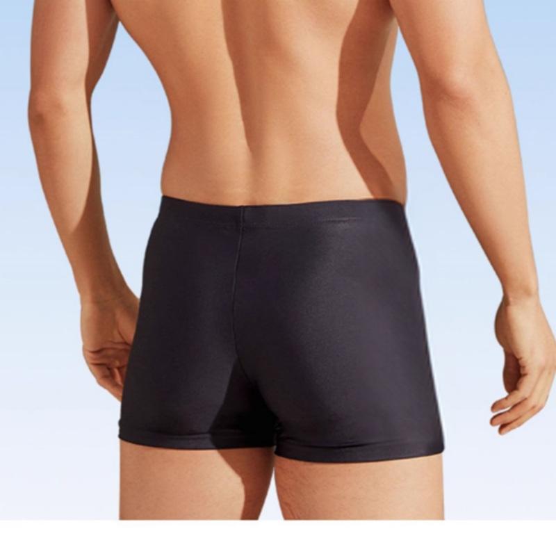 Li Ning Quick-Dry Professional Swimming Trunks Men Swimwear Blue LSKV389-3