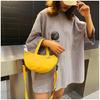 All-matching Canvas Handbag for Women Shoulder Bag Lovely Banana Crossbody Bag
