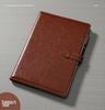 A4 Business Leather Hardcover Notebook - Large & Extra Thick Retro Meeting Record Book