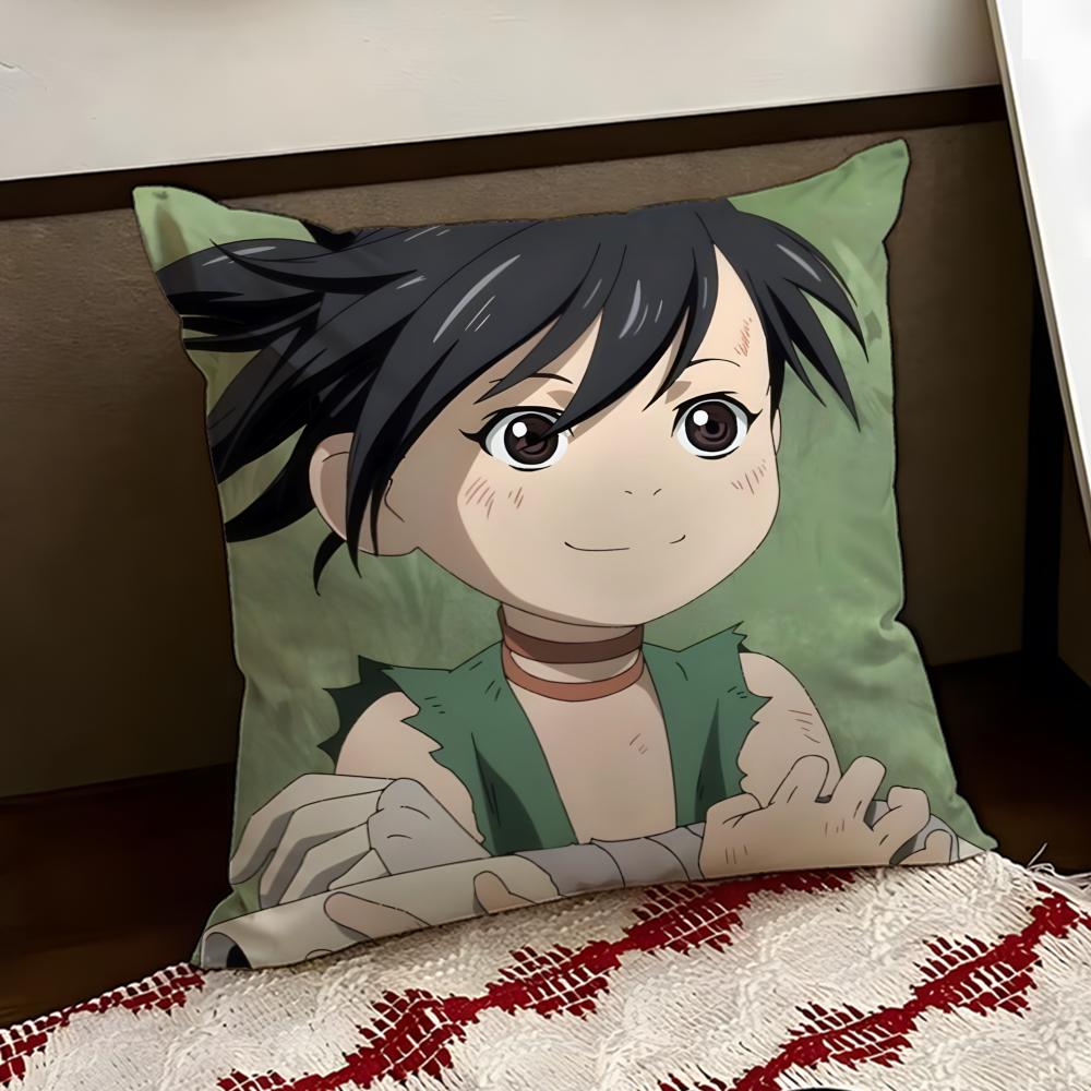 Cartoon DDororo Cushion Cover Reversible Soft Durable Pillow Cover Home Car MultiScene Use for Daily Comfort