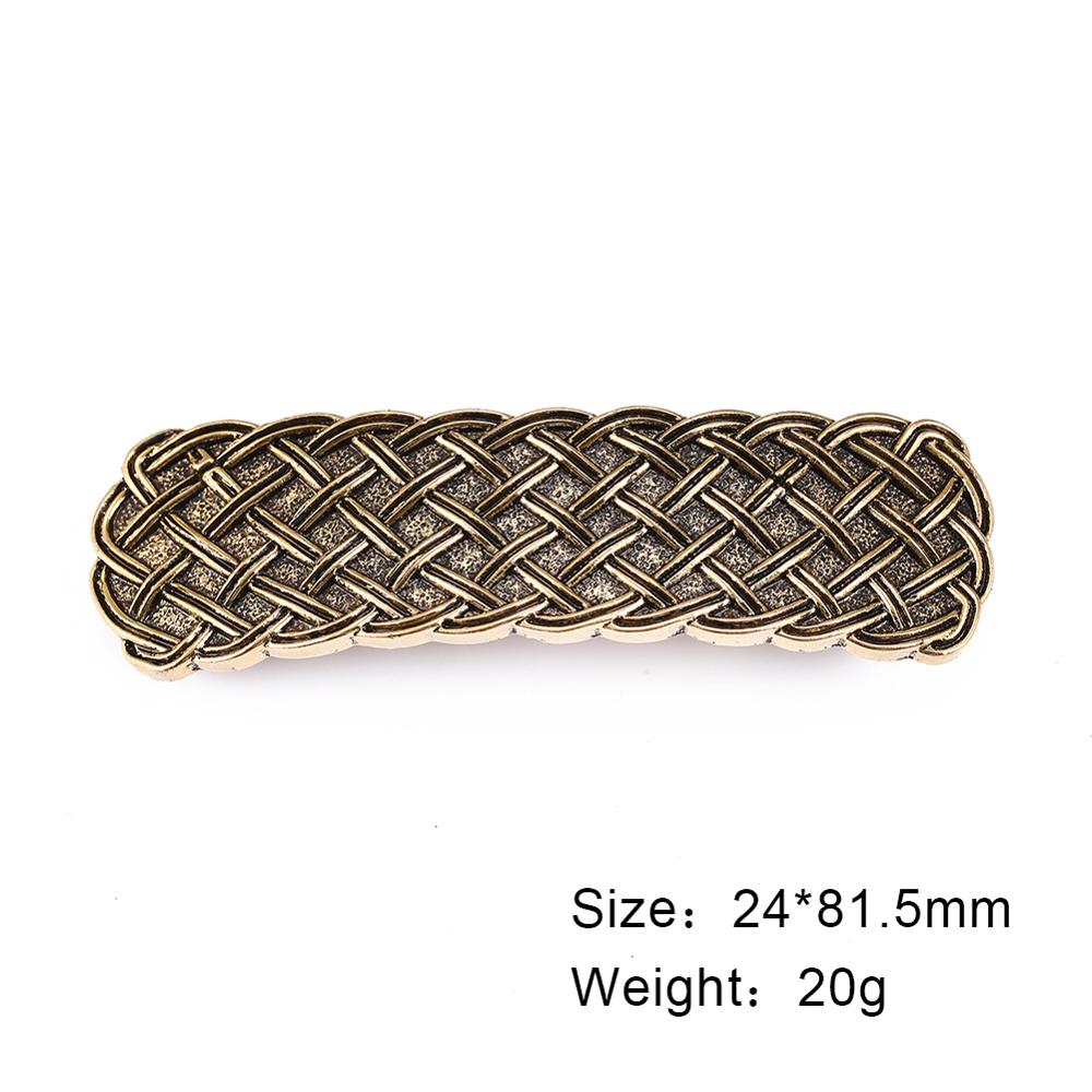 Teamer Vintage Barrette Celtics Knot Hair Clip for Women Viking Tree of Life Nordic Hairpins Wicca Jewelry Hair Accessories Gift