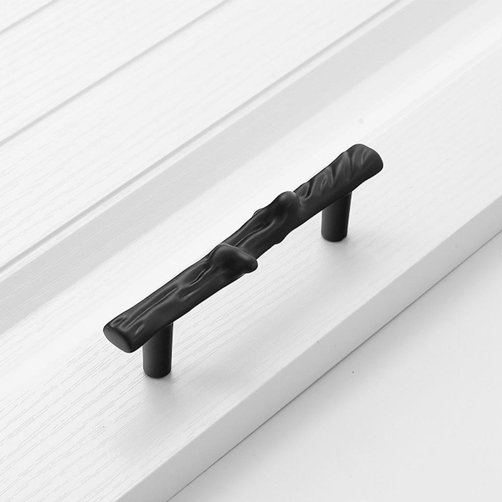 Tree trunk classical Chinese black branch handle personality modern simple creative cabinet wardrobe door handle retro