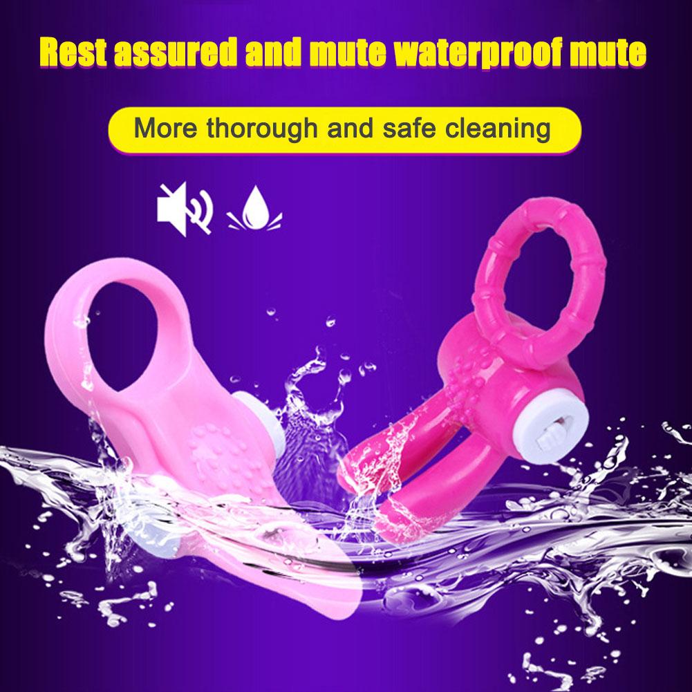 Vibrating Penis Ring Clitoral Stimulator Cock Rings Vibrator for Man Delay Ejaculation Sex Toys For Couple
