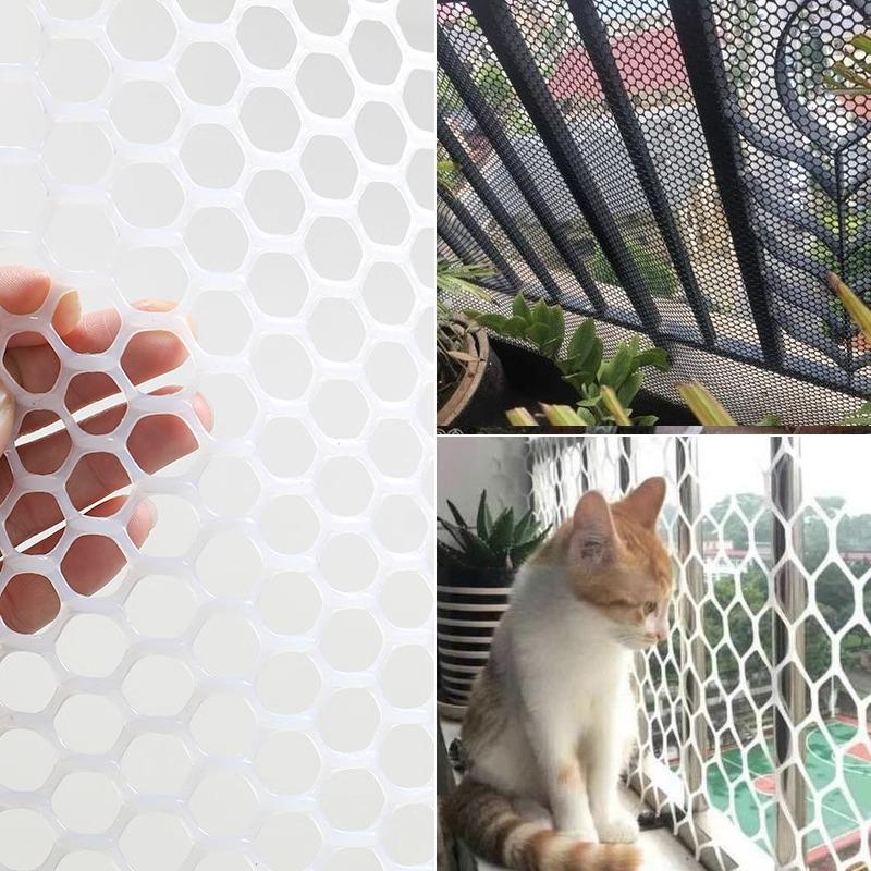 Белая ПВХ пластиковая сетка для аквакультуры, курятников и защиты птиц