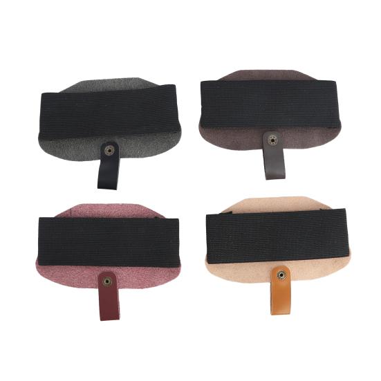 1Pc Motorcycle Shoe Cover Protective Wear Resistant Faux Leather Gear Shift Pad Boot Protector for Motorbike