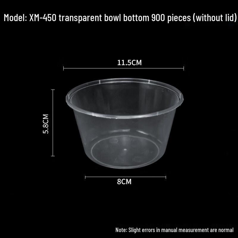 ZISIZ Disposable Plastic Takeaway Container