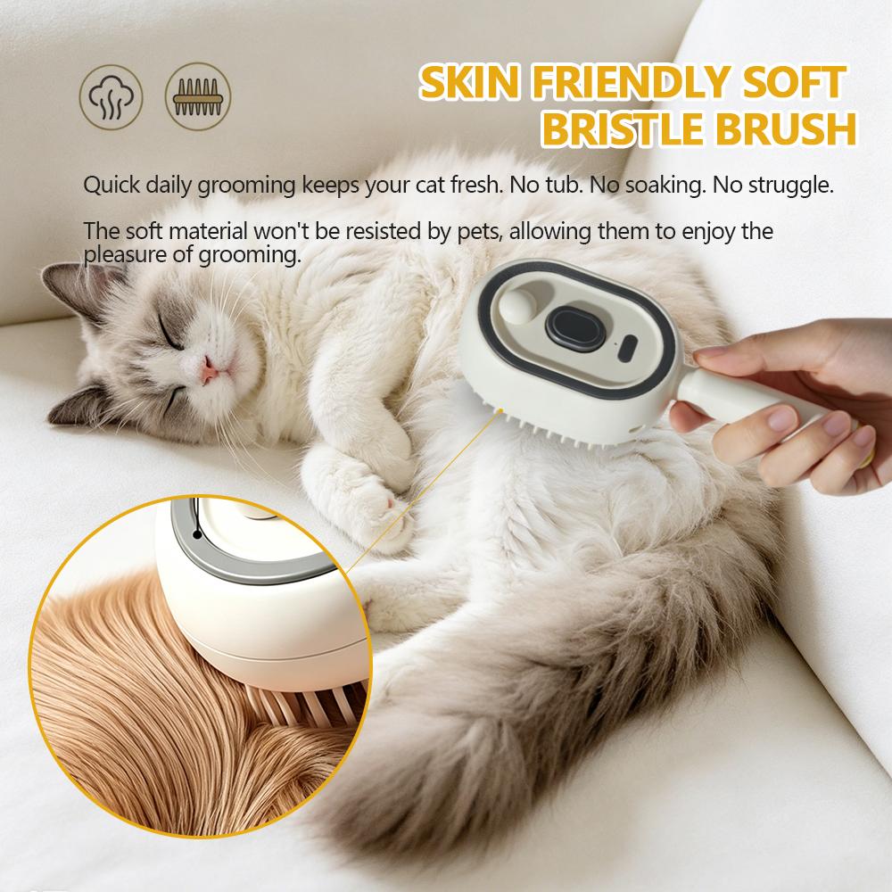 Electric Spray 3 In 1 Dog Cat Comb Brush for Massage ,pet Grooming and Massage Brush Device Tangled and Loose Hair