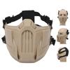 Half Skull Face Shield Tactics Protection Cover Guard Breathable for CS Outdoor Survival Game Cosplay