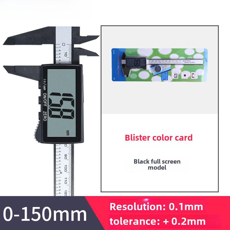 SYNTEK Mini Electronic Digital Vernier Caliper 0-150mm, All-Plastic Blister Pack