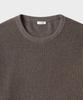 TAILDERN Leon Round Cotton Wool Sweater Brown