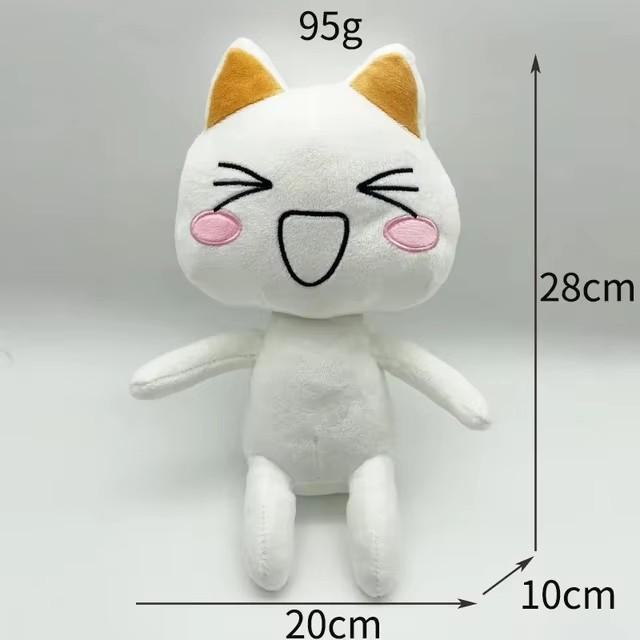 28Cm Kawaii Toro Inoue The Cat Plush Toy Soft Anime Cartoon Animal Doll Room Decorations Birthday Gifts Christmas Gifts For Kids