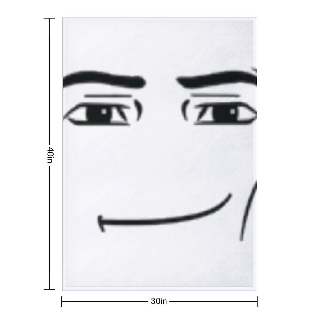 Man face Throw Blanket Beach Hairys For Sofa Thin Stuffeds Blankets